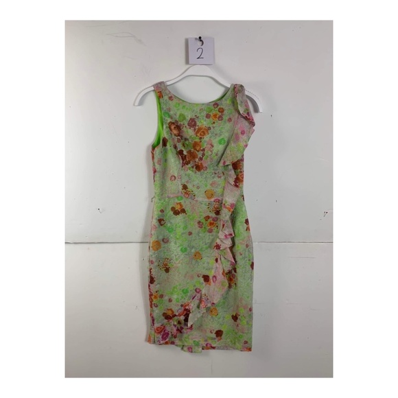 Anthropologie Eva Franco Green Sleeveless Midi Dress - Picture 1 of 2